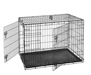 German shepherd crate training with a four month old puppy